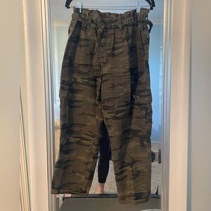 Sanctuary Linen Cargo Pants